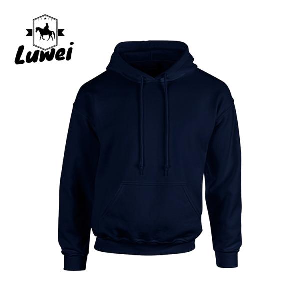 Colar de algodão quente 280g Custom 50% algodão pullover masculino Felpa Bluza Plus Size Pullover Hoodies