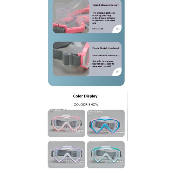 Adult's diving mask with breathing tube set, floating diving mask with silicone, cross-border for both men and women, customized logo, dry diving glasses
