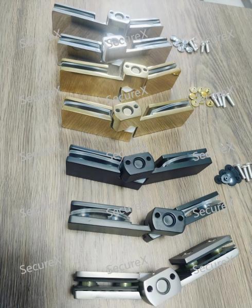 Casting Brass Shower Door Hinges High Precision Erosion Resistant