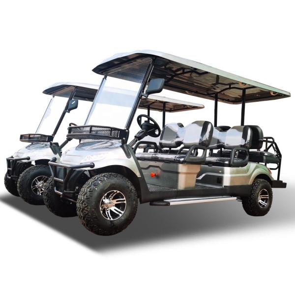 Carrinho de golfe de limusine para passeios turísticos com controle remoto 4 6 8 lugares com peso de 1.000 kg