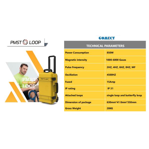GOMECY 0.6 Tesla Digital PMST Loop Therapy Machine Лечение боли и оборудование для салонов красоты
