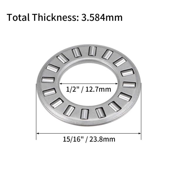 TC815 Thrust Needle Roller Bearing 12.7*23.8*3.584 mm TC815 Bearings