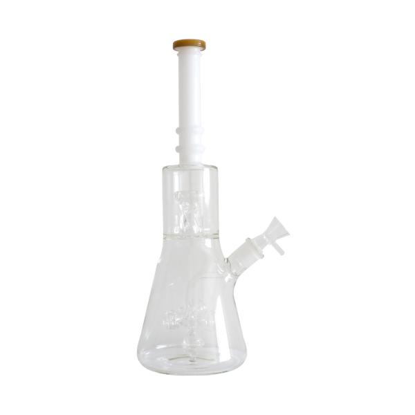 Glassworks Color Worked Beaker Bottom Bong  Borosilicate Glass Bongs