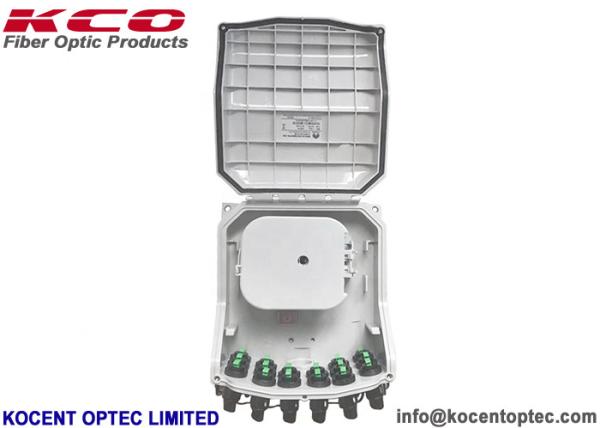 White Fibre Optic Termination Box , 16 Port SC/APC Plc Fiber Optic Splitter GPX147