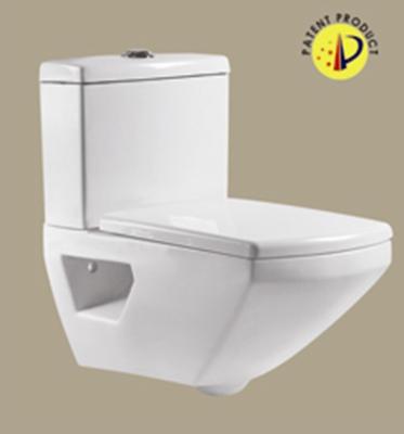 Super Rotation Type Siphonic One Piece Water Closet Ceramic Toilet