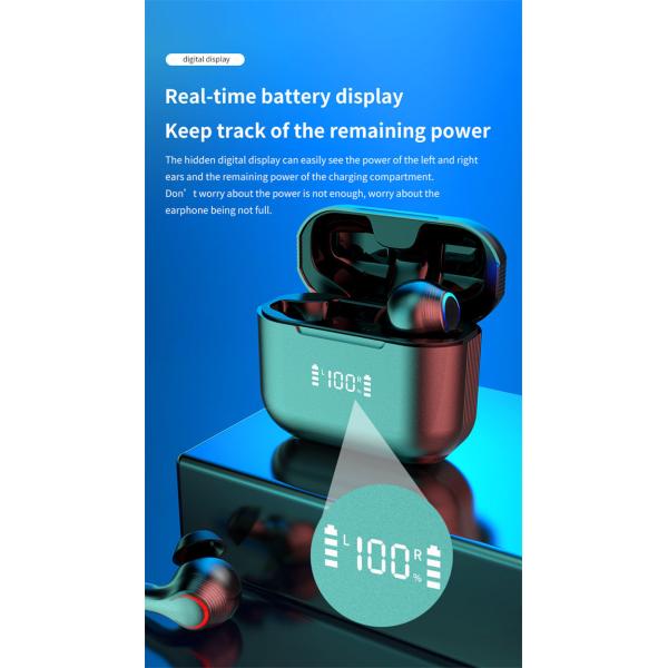 OEM TWS Bluetooth Earphones Charging Box Noise Canceling Wireless Headphone Stereo Sports With Mi