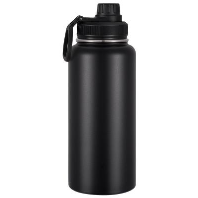 304 Stainless Steel Vacuum Insulated Portable Water Cup For Tea Cold Hot Drinks And Water Black