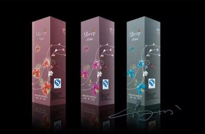 Full Color Anti Counterfeit Packaging , Self - Adhesive Backing Cardboard Paper Box