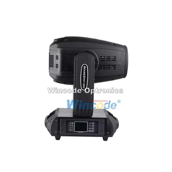 3 In 1 Beam Moving Head Light Gobo Zoom 0%-100% Linear Foggy With LCD Screen Display