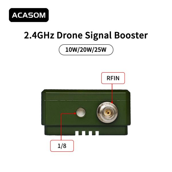 Commercial 40dBm 10W Drone 2.4 Ghz Signal Booster For Extended Range