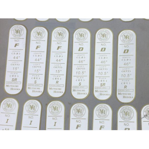 golf label ,  golf labels ,  golf shaft label,  golf shaft labels , golf tag , golf length label