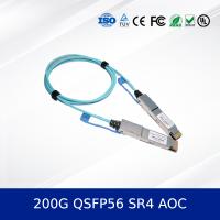 Optical Transceiver Module 200G QSFP56 SR4 AOC 3m Cable For 200G Ethernet OM4 MMF, Low Power, CMIS Compliant