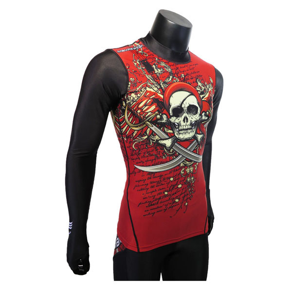 Одежды спорт обжатия плоского дна верхние части ССС красной длинные к СССЛ доступному