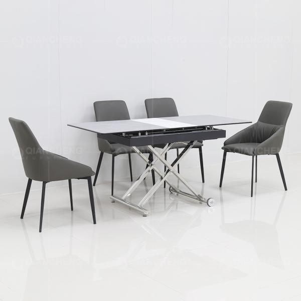обеденные столы 120x80x75cm современные прямоугольные удлиняя с 4 стульями