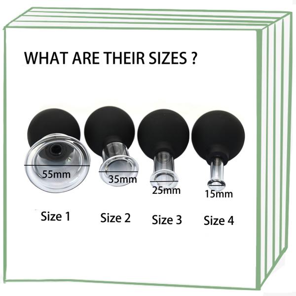 2024 Glass Rubber Massage Vacuum Massage Cupping Set Therapy Machine For Body Face Back Leg Shoulder With Customized Logo