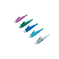 LC simplex APC/PC Fiber Optic Connector Compatible With Plastic Stopper