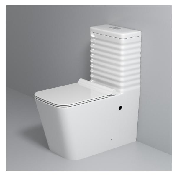Home Hotel Restaurant Bathroom Design with Floor Mounted Toilet and Sink Sanitary Ware Set