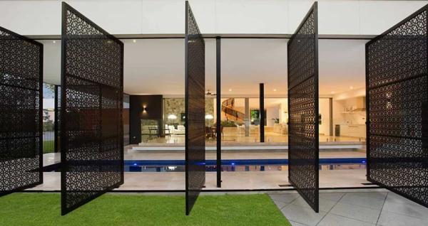 Artistic Aluminum Fence Privacy Slats Rustproof Aluminum Fencing Residential