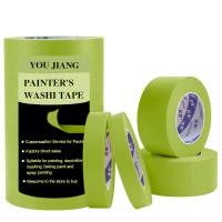 Peinture verte Washi bande multi-surface Démasquage pour la sécurité Peinture murale Artisanat Construction rénovation maison
