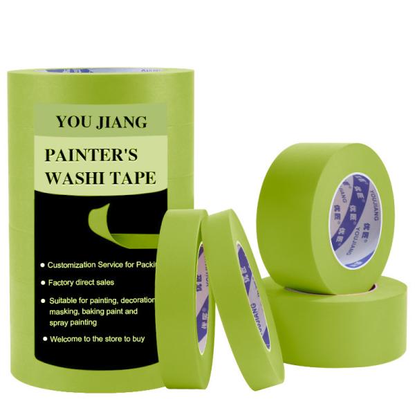 Custom Logo Printing Washi Tape With Temperature Resistance 140um-150um