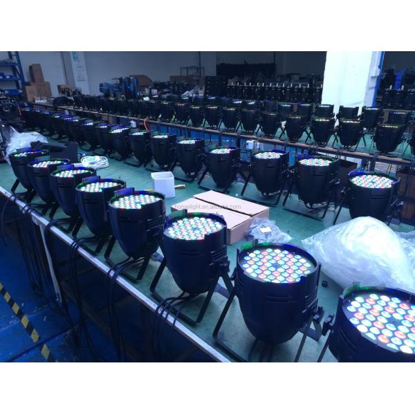 Profissionais 54x3W RGBW LED Par Light Uplights Luzes de palco para igreja