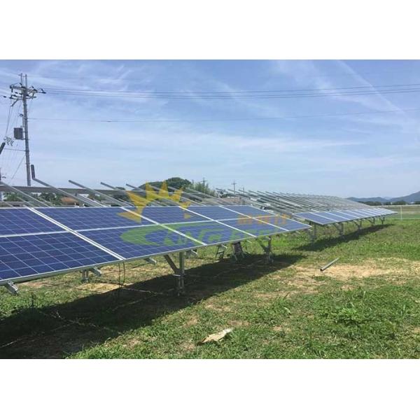 Ground Mounted Solar PV Mounting Structure 1.6KN/㎡ Snow load