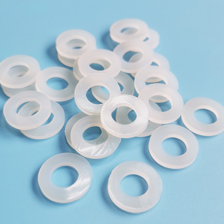 PA6 PA66 Custom Made Plastic Parts Washers PVC Flat Gaskets Injection Mold