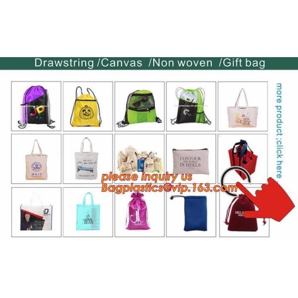 Promotional Cotton Canvas Drawstring Small Recycle Packaging Bag / Pouches,Logo Natural Cloth Small 100% Cotton Drawstri
