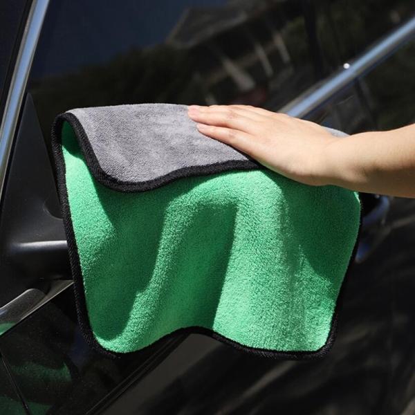 Customized Automotive Microfiber Cloths Thick Coral Fleece Lightweight