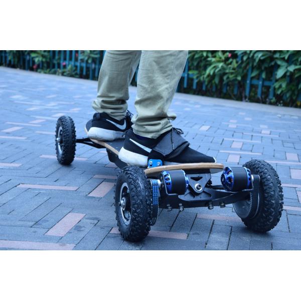 Fat Tire Fast Speed 4 Wheel Skateboard / Off Road Electric Skateboard For Adult