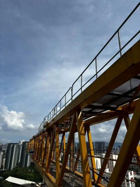 Mobile Lifting Tower 25t Lifting Cpacity Zoomlion D1200-64 Cranes for High-Rise Buildings