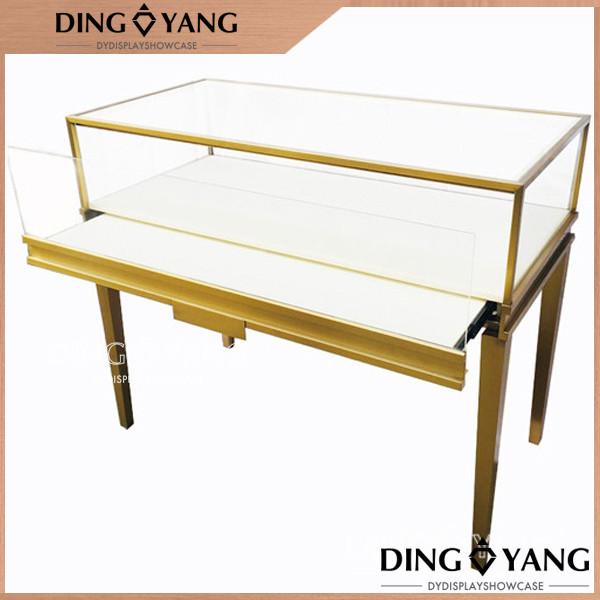 OEM Rectangle Stain Steel Jewelry Showcase Display
