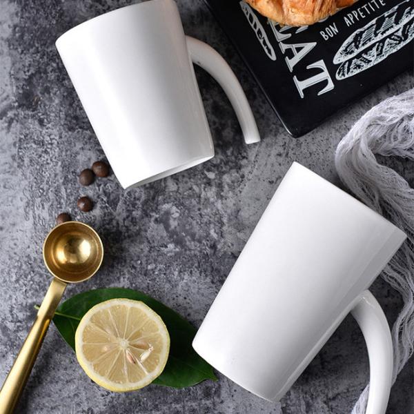 Savall Plain Coastal White Porcelain Mugs Cafes Porcelain Coffee Cup