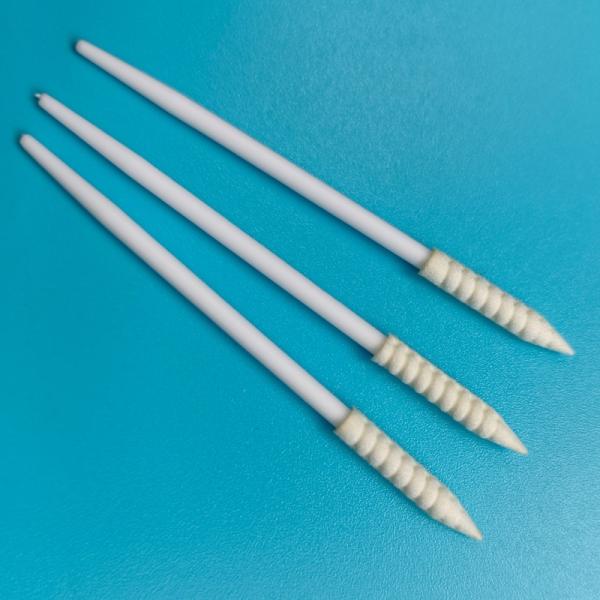 752 Green Handle Pointed Foam Swab 3.6mm Tip for Car Jewelry Cleaning