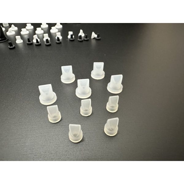 5*2*7MM Silicone & FKM Duckbill Valve | One-Way Check Valve for Packaging, Medical & Appliance Applications