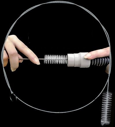 CPAP Machine Tube Brush Cleaner / Stainless Tube Brush Cleaner for CPAP Patients