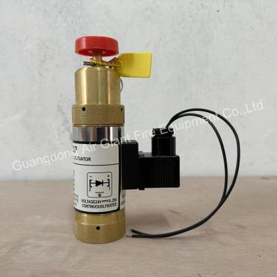 Solenoid Actuator Installed On Cylinder Non Corrosive NOVEC 1230 Fire Suppression System