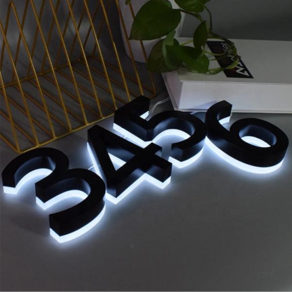 Hot Selling 3d Led Light Letter Channel  Stainless Steel Luminous Letter Sign
