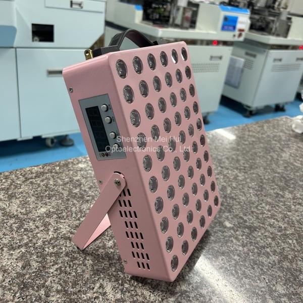 Face Skin Care Red Light Therapy Panel 300W Portable LED Therapy Device with Body Color Pink and Black