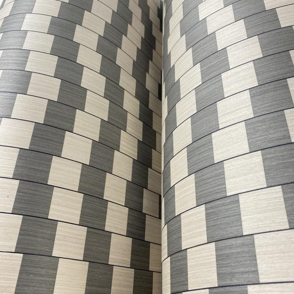 Parquet de madeira exótico com revestimento de lã DIY para revestimento de parede