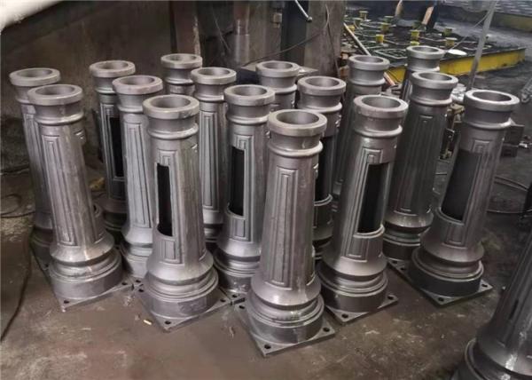 Ht150-250 Grade Cast Gray Iron Bollard Resin Sand Castings Iso Approved