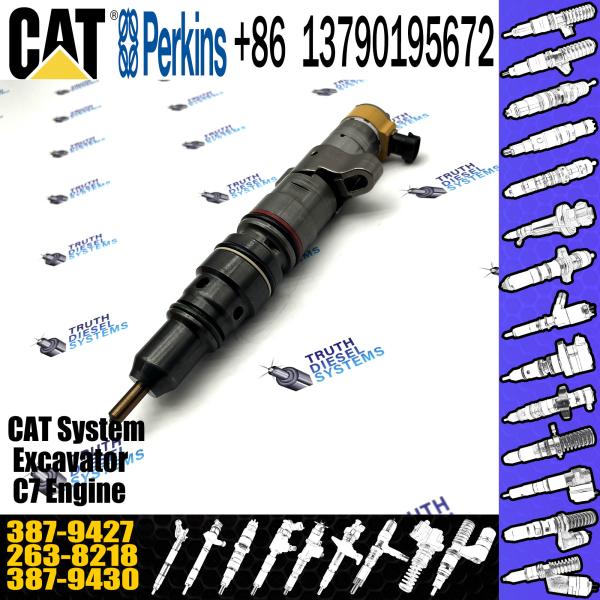 O motor diesel diesel de bocal de combustível E330D E329D abastece o injetor 387-9427 para a máquina escavadora Spare Parts