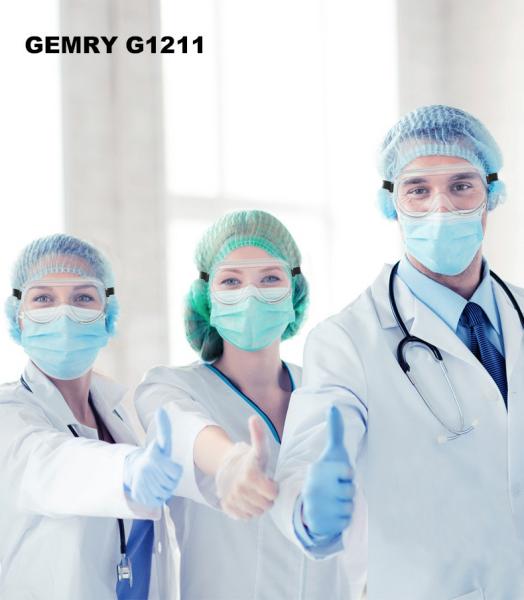 Antislip Strap Medical Safety Goggles Patient Dental Pvc Frame Pc Lens