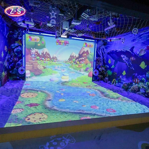 Real-time Interaction Immersive AR Joyful Beach Projection Games
