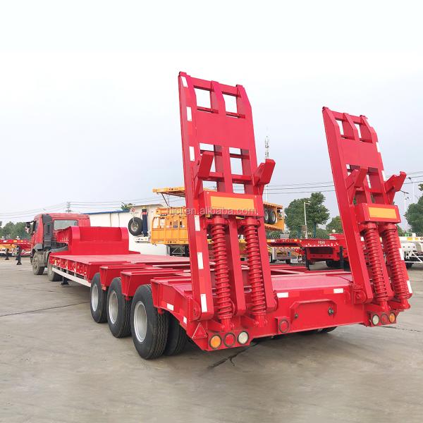 Cimc Huajun 3axle Lowbed Semi-Trailer High Tensile Steel Beam for Versatile Transport