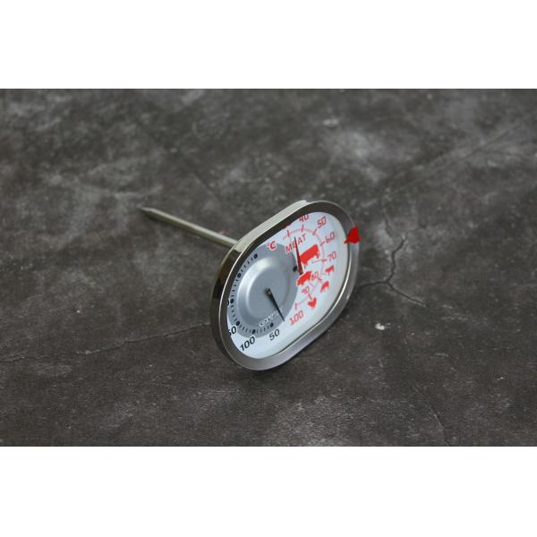 Wide Screen Oval Shape Oven Temperature Gauge , Digital Baking Thermometer Simple Operation