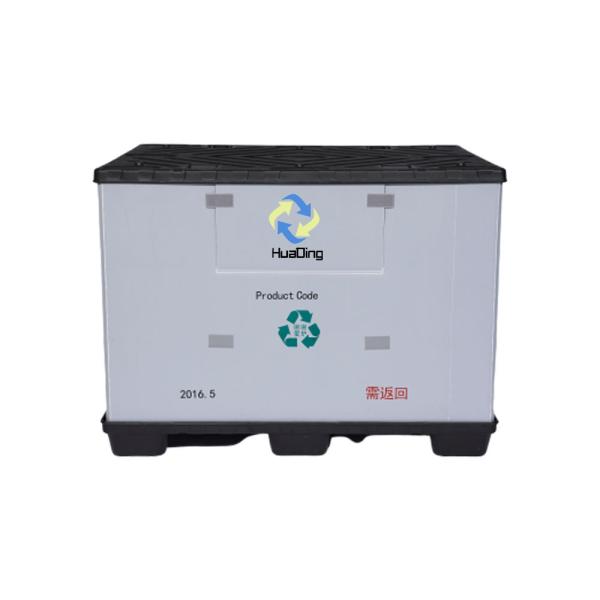 Customized Plastic Injection Molding Foldable Pallet Box for Reusable Gaylord Box