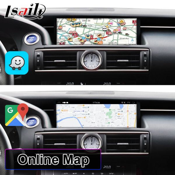 Lsailt Android Carplay Multimedia Interface Screen for 2014-2018 Lexus RC Knob RC300h RC350 RCF RC300 RC200t