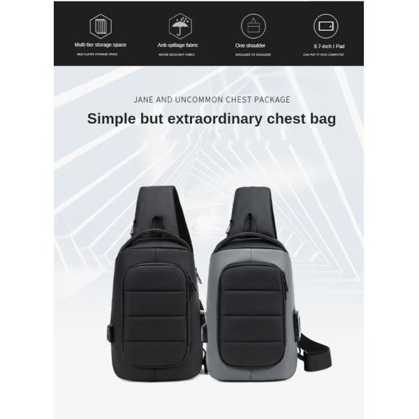 900D Laminating Oxford Anti Theft Chest Bag