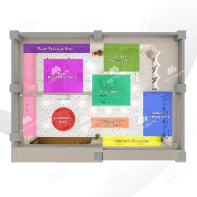 07-HXNYS Maternity & Baby Store Zoning With Korean Cream Style
